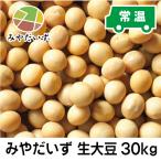 大豆　国産　みやだいず 生大豆30kg　R３年産宮崎県産大豆中粒１等　乾燥大豆　在来種　