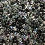 【送料無料】丸小ビーズ 高品質日本製 ワンコイン500円ぽっきり・たっぷり45ｇ・丸小ミックスビーズ・ナイト【丸小ビーズ 約1.9mm 約4300ヶ】