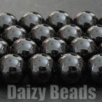 Yahoo! Yahoo!ショッピング(ヤフー ショッピング)天然石 パワーストーン ビーズ 「ブラックオニキス（天然/染め）」 丸玉 約4mm １連（約36-40cm）