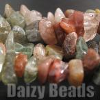 Yahoo! Yahoo!ショッピング(ヤフー ショッピング)天然石 パワーストーン ビーズ 「ルチルクオーツ（天然）」 さざれ 約5x8mm １連（約78-90cm）