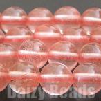 Yahoo! Yahoo!ショッピング(ヤフー ショッピング)天然石 パワーストーン ビーズ 「ストロベリークオーツ（人工）」 丸玉 約6mm １連（約36-40cm）