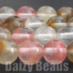 Yahoo! Yahoo!ショッピング(ヤフー ショッピング)天然石 パワーストーン ビーズ 「ボルケーノクオーツ（人工）」 丸玉 約6mm １連（約36-40cm）