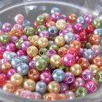 Yahoo! Yahoo!ショッピング(ヤフー ショッピング)アクリル ビーズ 丸玉パール 約4x3.5mm 約6g（約250個）