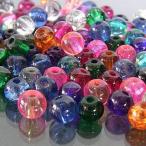 Yahoo! Yahoo!ショッピング(ヤフー ショッピング)ガラス ビーズ 丸玉クラックミックス 約6x5mm （約31g）