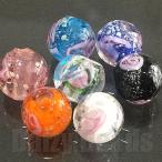 Yahoo! Yahoo!ショッピング(ヤフー ショッピング)ガラス ビーズ ランプワークラウンドミックス 約8mm （7ヶ）