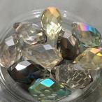 Yahoo! Yahoo!ショッピング(ヤフー ショッピング)ガラス ビーズ ドロップカットミックス 約14x8mm （約10個）