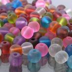 Yahoo! Yahoo!ショッピング(ヤフー ショッピング)ガラス ビーズ フロスト丸玉ミックス 約6mm （約35g）（約90個）