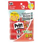 ショッピングprit スティックのり Pritt プリット 4本 スムーズプリット 1本 ボーナスパック レギュラーサイズ 10g 植物由来成分 プラス [02] 〔メール便対象〕