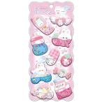 ショッピングアニマル キラリンウォーターシール ももいろみるく ストーン付 金箔 スパンコール 水 アニマル かわいい クーリア [01]