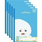 キョクトウ カレッジアニマル ほうがんノート B5 ライトブルー LT01LB 5冊セット [02] 〔メール便対象〕