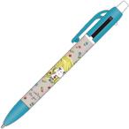 水森亜土 多機能 シャープ/0.5mm 2色ボールペン/黒・赤/0.7mm ブルー 大人女子 レトロかわいい 日本製 スクエア [02] 〔メール便対象〕