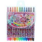 名探偵プリキュア! カラクルクレヨン 12色入 手が汚れにくい お絵描き 知育 TVアニメ 女の子 かわいい サンスター文具 [01]