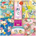  японская бумага цветная бумага 15cm угол .. кошка . документ бумага оригами складывать map есть pochi пакет / san .. Британия перевод есть in bound . земля производство Showa Note [01] ( почтовая доставка объект )