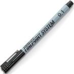 油性マーカー ファインポイントシステム 0.1mm 黒インク 速乾 耐水 プラスチック/金属/ガラス ロングセラー 立川ピン [02] 〔メール便対象〕