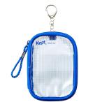 Keptkepto axe ta кейс osi голубой 10.5×14cm прозрачный сетка волокно входить брелок для ключа есть сумка ... Ray mei глициния .[01] ( почтовая доставка объект )