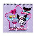 クロミ 2021年 ウォールカレンダー M 壁掛け 予定シール付 サンリオ [02] 〔メール便対象〕