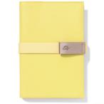 SUNNY NOTEBOOK サニー ノート A5 2.5mm方眼 イエロー グリッター カバー付 メモ 日記 ログ コンパクト いろは出版 [02]