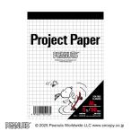  Snoopy PEANUTS дизайн Project бумага A6 5mm person глаз . иллюстрации входить 50 листов симпатичный okina Япония Note [01] ( почтовая доставка объект )