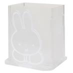 miffy ミッフィー ホワイトシリーズ ペンスタンド B柄 組み立て式 すりガラス風 鉛筆立て 白×半透明 かわいい ブルーナ [02]