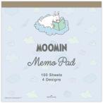  Moomin память накладка Moomin голубой 4 рисунок × каждый 25 листов 10×10cm синий пустой Северная Европа симпатичный отверстие Mark [01] ( почтовая доставка объект )