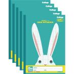 キョクトウ カレッジアニマル ほうがんノート B5 スカイブルー LT01SB 5冊セット [02] 〔メール便対象〕