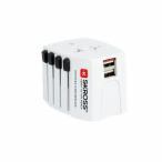 SKROSS MUVUSB2.4A 海外用変換プラグ マルチアダプタ USB2.4A家電:生活家電:変圧器・変換プラグ