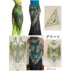  Berry Dance латиноамериканский Dance jipsi- Dance для женский бедра шарф треугольник гонки кисточка бабочка узор темно-зеленый 