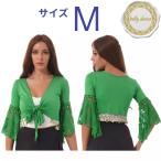  Berry Dance гонки короткий рукав монета оборудование орнамент tops зеленый M танцевальный костюм jipsi- стиль stage * костюмированная игра соответствует 