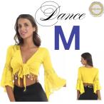  Berry Dance гонки короткий рукав монета оборудование орнамент tops желтый L танцевальный костюм jipsi- стиль stage * костюмированная игра соответствует 