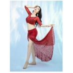  Berry Dance для разрез ввод длинная юбка &re- Stop. тренировка костюм новый продукт olientaru Dance красный костюм 2 позиций комплект 