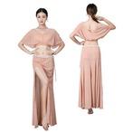  Berry Dance тренировка одежда 3 позиций комплект костюм. безопасность шорты имеется длинная юбка,asimeto Lee блуза, талия . поддельный жемчуг цепь 