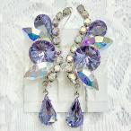  бальные танцы * танцевальный костюм аксессуары серьги 3270002601902. свет аметист × crystal AB серьги обычная цена :9,350 иен ( включая налог )