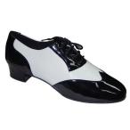  бальные танцы обувь _ джентльмен латиноамериканский Dance обувь _ semi заказ _ белый чёрный комбинированный _230903
