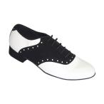  бальные танцы обувь джентльмен современный Dance обувь semi заказ белый чёрный 251401