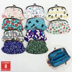 ショッピングがま口 【テクテコ】帆布とシャンタン親子がま口　かわいい柄