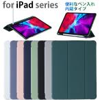 ショッピングipad iPadケース ペンシル収納 ペンシルホルダー オートスリープ タブレットケース  iPad 10.2インチ 第9世代 10.9インチ 第10世代 背面クリア 背面半透明