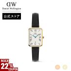 ＼MAX22%OFFクーポン／ 腕時計 レディース ダニエルウェリントン QUADRO ROMAN NUMERALS DATE ゴールド ローズゴールド DW 時計 ブランド ゴールド