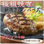 ハンバーグ専門店がお届けする【網焼きハンバーグ 200g×4】