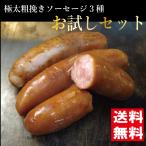 ソーセージ ウインナー お試しセット 詰め合わせ 粗挽きソーセージ3種セット 送料無料 2020