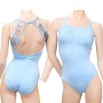 FERRISlswashu линия rose сетка задний Leotard l голубой 