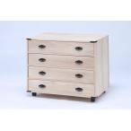 衣類収納 桐たんす キャスター付き 