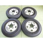 205/85R16 б/у 7 толщина выпуклости 4 шт. комплект всесезонный шина железные колеса Dunlop SP LT22 16×5.5K 2024 год производства TW1478