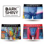 DARKSHINY ボクサーパンツ メンズ トラベル【かっこいい おしゃれ お洒落 かわいい 男性用 下着 パンツ インナー ダークシャイニー】