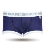 ショッピング楽天ファッション ボクサーパンツ メンズ 下着 DARKSHINY ダークシャイニー パイルニット パンツメンズ下着 男性用下着 人気 おしゃれ 青 ブルー ギフト プレゼント