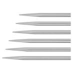 MISSION DARTS(ミッションダーツ) Glide Dart Points シルバー　(ダーツ スティールポイント)