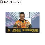 SUPER DARTS 2024 × DARTSLIVE PLAYER GOODS テンクゥ・シャー選手 (ダーツカード)