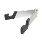 スマホ タブレット スタンド アルミニウム スリム SST-18/SL シルバー コンパクトに持ち運べる薄さ14mm