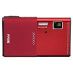 Nikon цифровая камера COOLPIX S80 Cardinal красный S80RD 1410 десять тысяч пикселей оптика 5 кратный zoom 3.5 type сенсорная панель жидкокристаллический 16.5