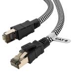 LAN кабель 10M CAT8 Soohut сетка LAN кабель категория -8 высокая скорость 40Gbps/2000MHz CAT8 основа i-sa сеть ke