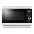 TOSHIBA(東芝) スチームオーブンレンジ 石窯ドーム 26L ER-YD80(W) ホワイト 250℃ 1段調理 フラットテーブル 電子レンジ
